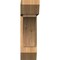 Ekena Millwork Thorton Slat Smooth Bracket w/ Offset Brace, Western Red Cedar, 7 1/2"W x 26"D x 26"H BKT0806X26X26THR06SWR - alternate 4